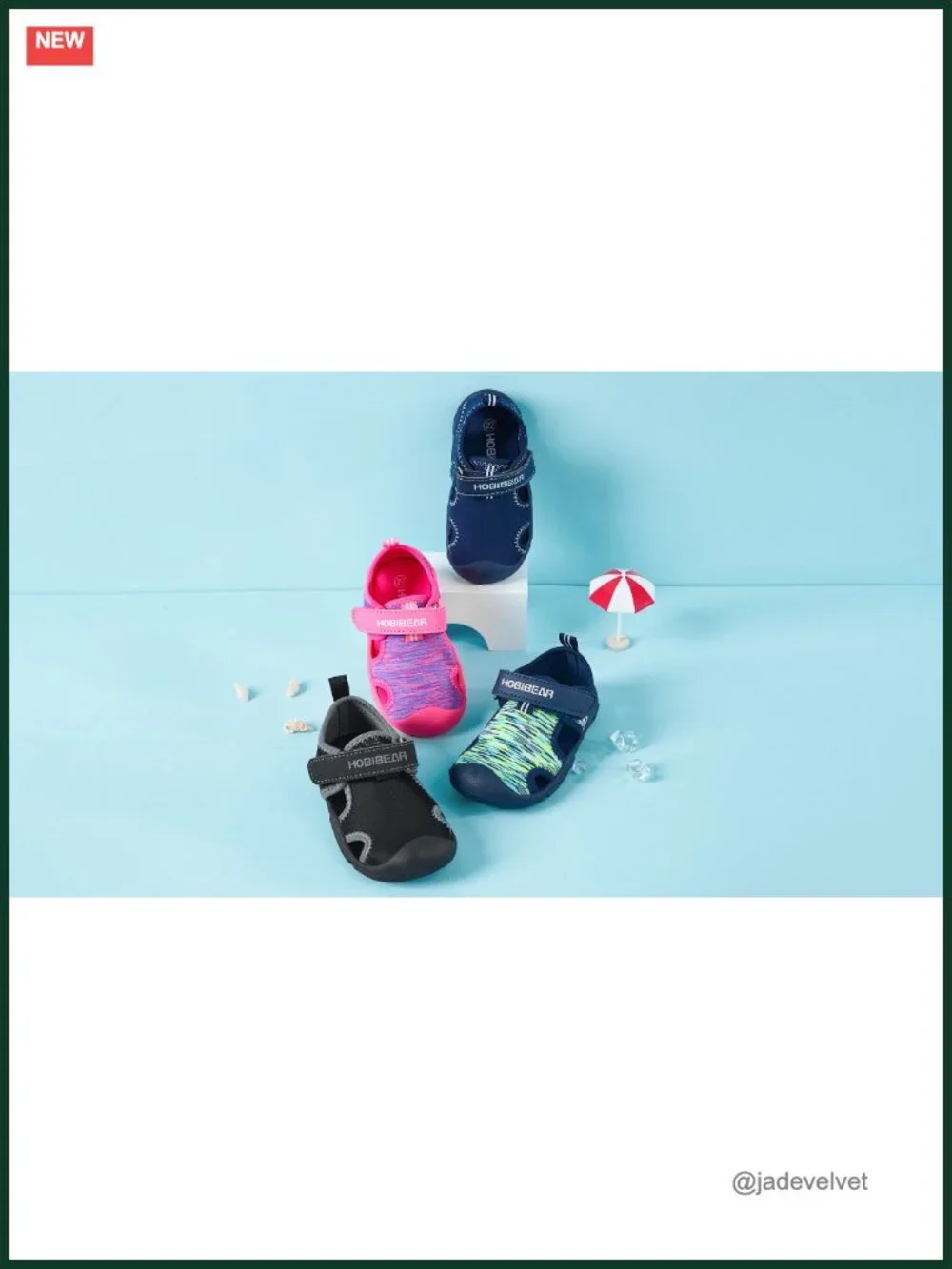 Quick-Dry Water Shoes with Hook-and-Loop Closure